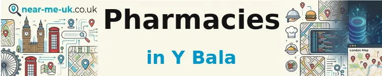 Pharmacies in Y Bala