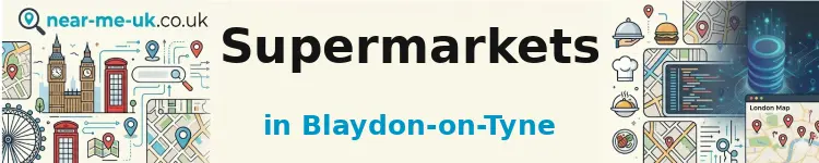 Supermarkets in Blaydon-on-Tyne