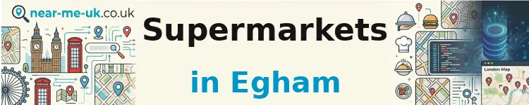 Supermarkets in Egham