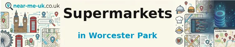 Supermarkets in Worcester Park