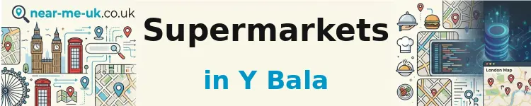 Supermarkets in Y Bala