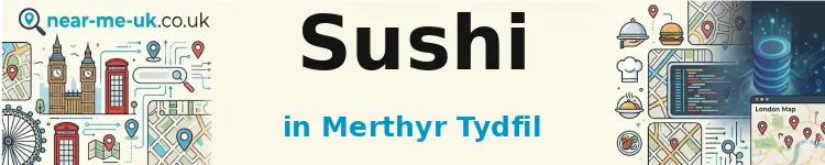Sushi in Merthyr Tydfil